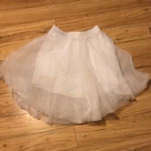 White Tu-Tu skirt